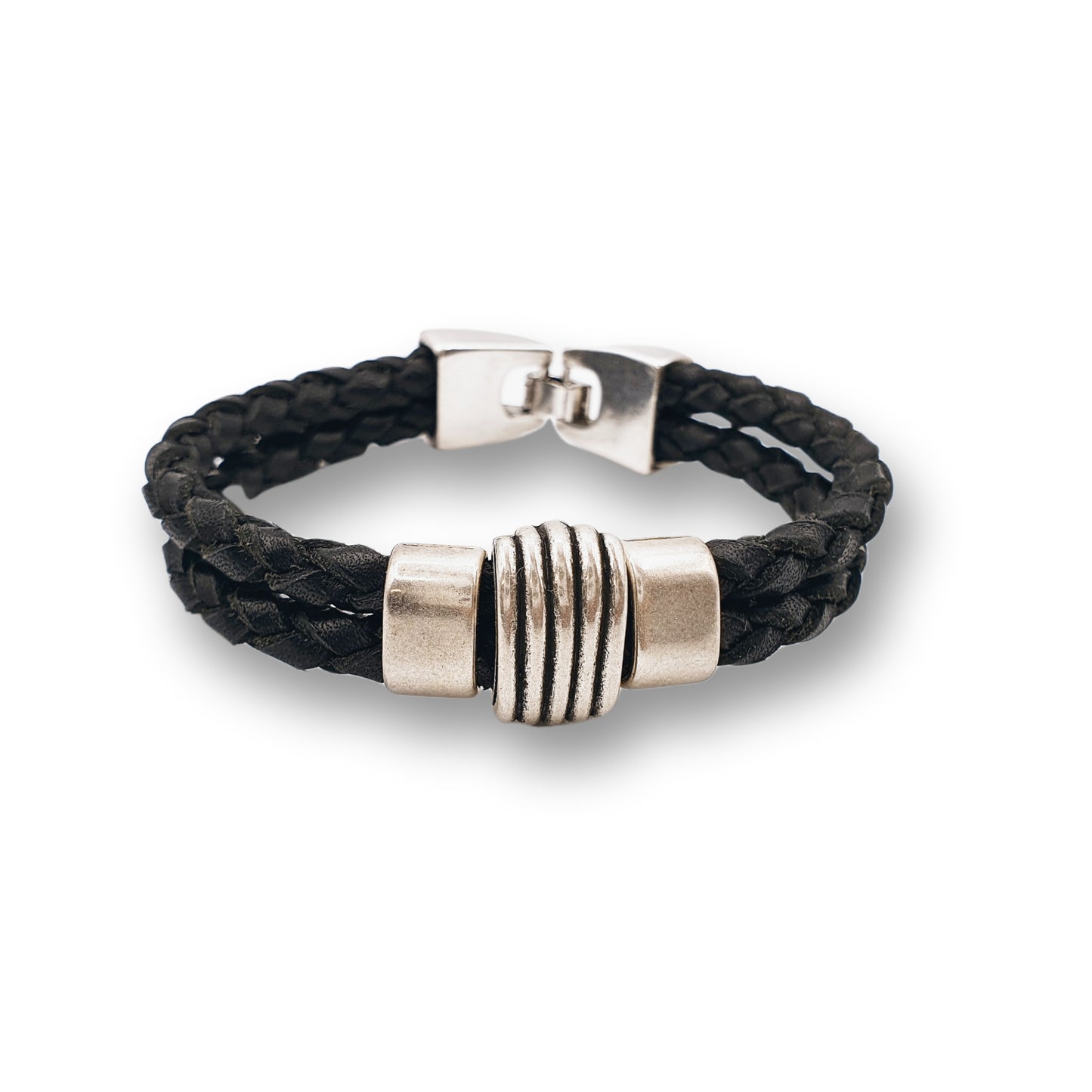 "Double Braided" Leather Bracelet