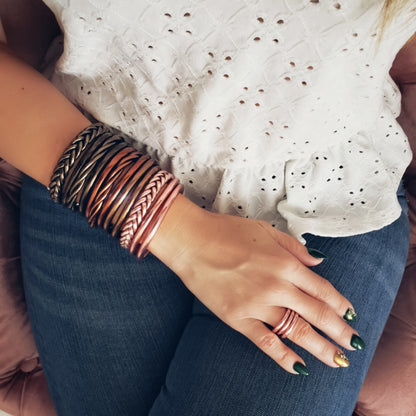 "Bless" Bangle Bracelet