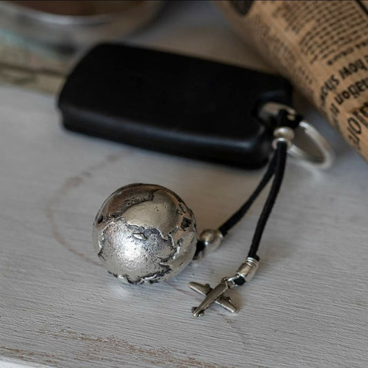 Earth Globe Keychain