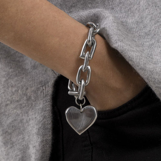 Chain Bracelet Heart Charm