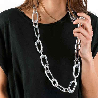 Chain Necklace Ovals