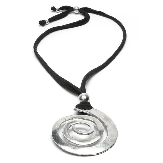 Spiral Jersey Necklace