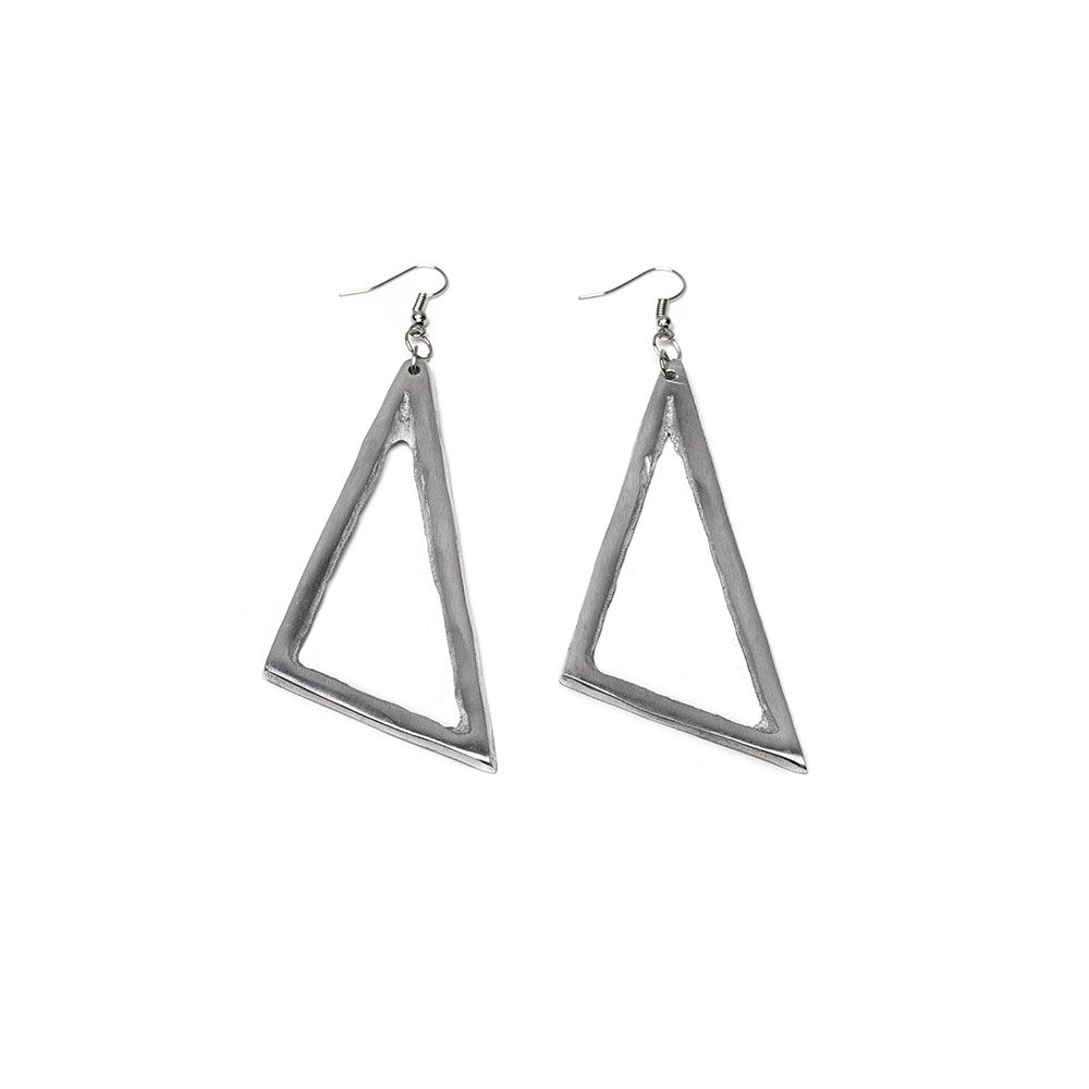 Long Triangle Earrings