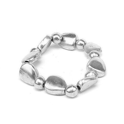 Elastic Bracelet Irregular Shape & Spheres