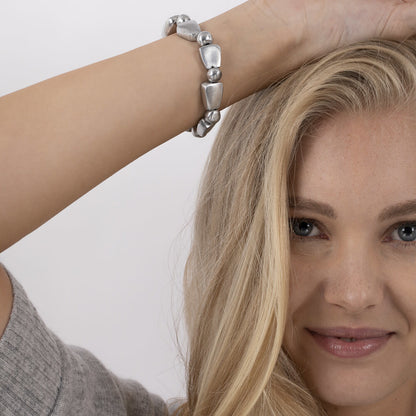 Elastic Bracelet Irregular Shape & Spheres